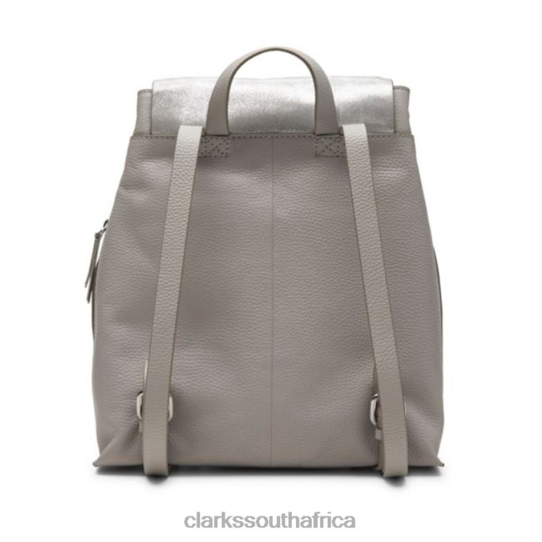 Grey Metallic Clarks Raelyn Tie Grey Metallic 840405379 Accessories Clarks Grey Metallic