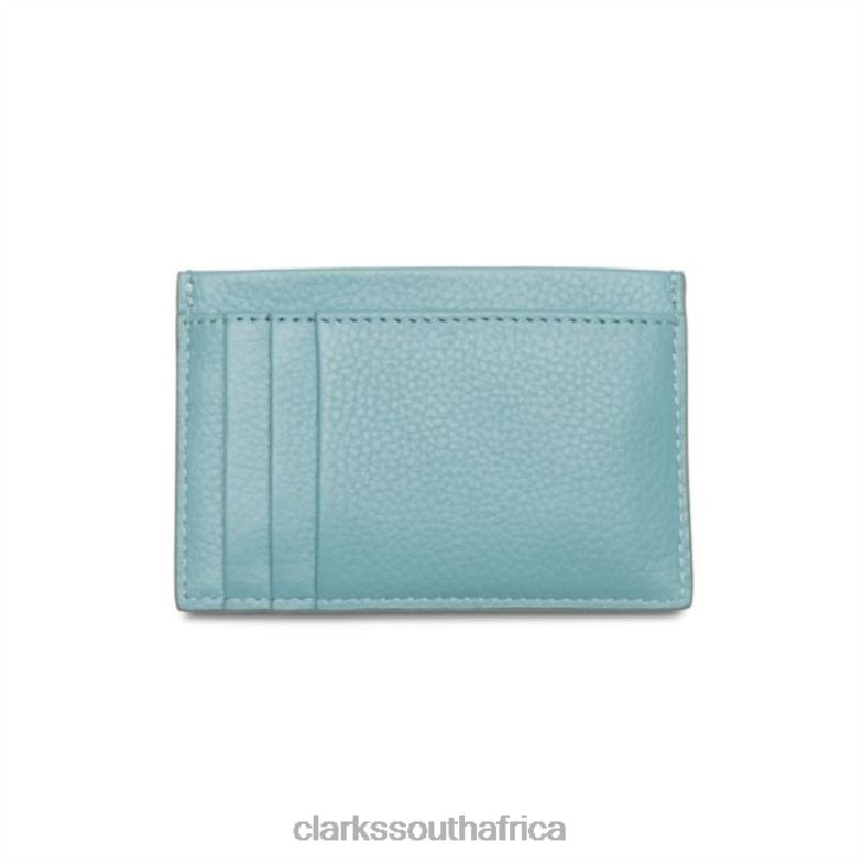 Turquoise Leather Roslyn Card Turquoise Leather Clarks 840405436 Accessories Clarks Turquoise Leather