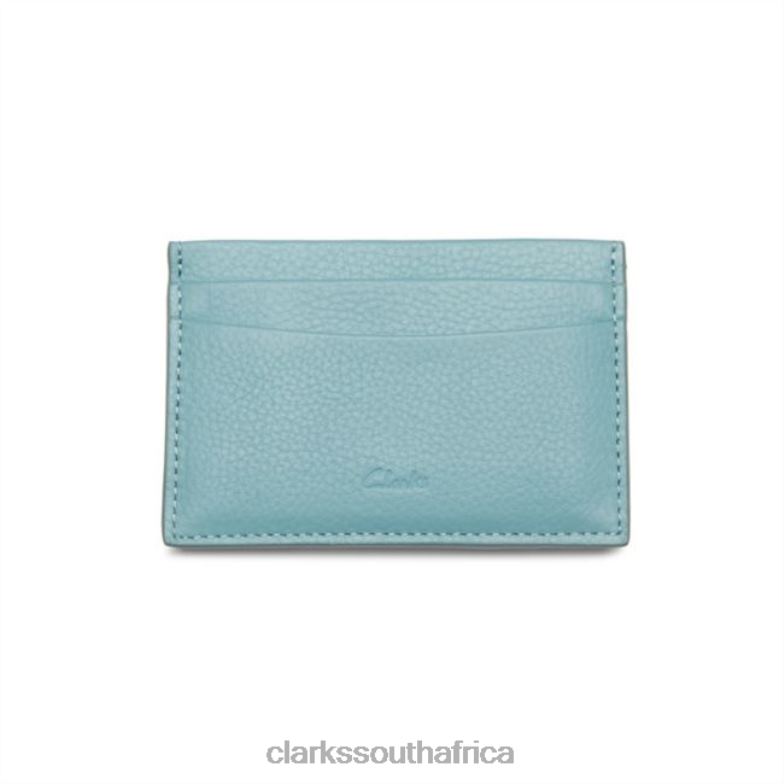 Turquoise Leather Roslyn Card Turquoise Leather Clarks 840405436 Accessories Clarks Turquoise Leather