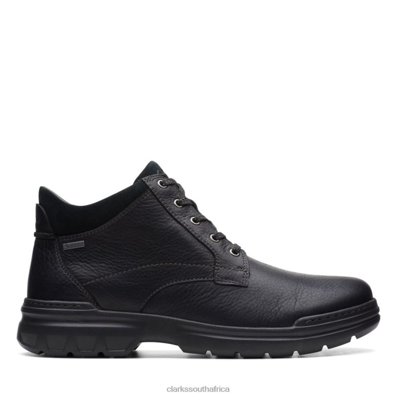 Black Leather Rockie 2 Up Gore-Tex Black Leather Clarks 840405668 Unisex Clarks Black Leather