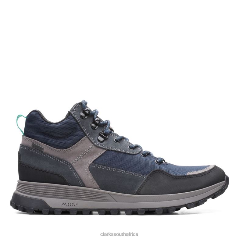 Navy Combination Clarks Atl Trek Hi Gore-Tex Navy Combination 840405680 Unisex Clarks Navy Combination