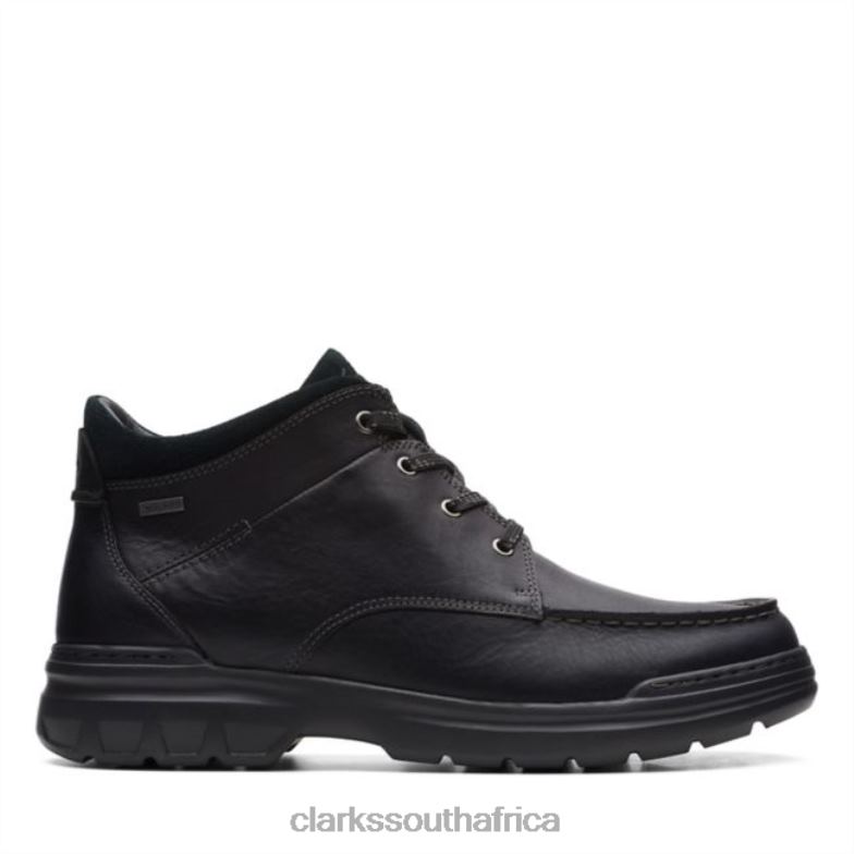 Rockie 2 Hi Gore-Tex Black Leather Black Leather Clarks 840405694 Unisex Clarks Black Leather