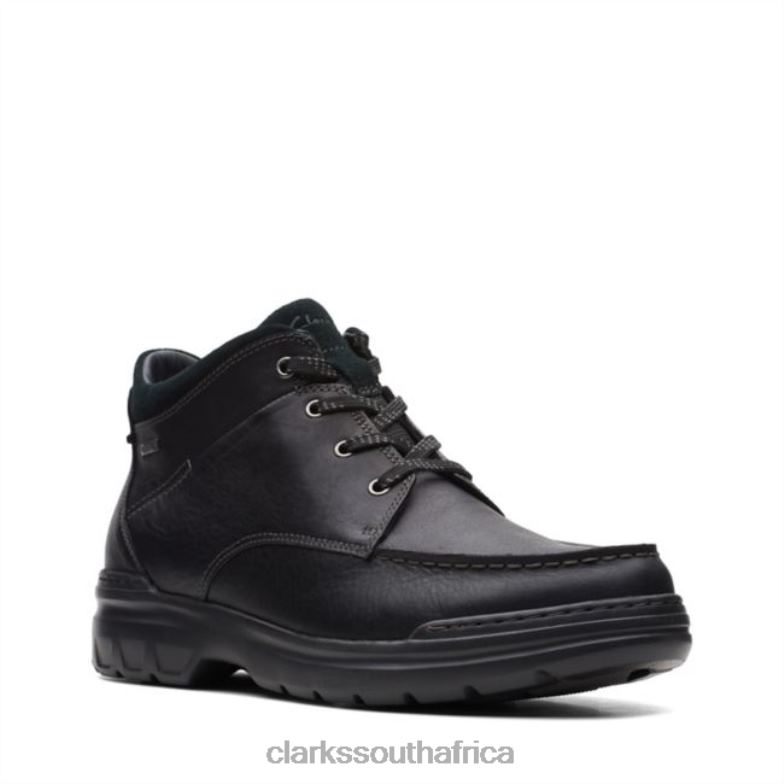 Rockie 2 Hi Gore-Tex Black Leather Black Leather Clarks 840405694 Unisex Clarks Black Leather