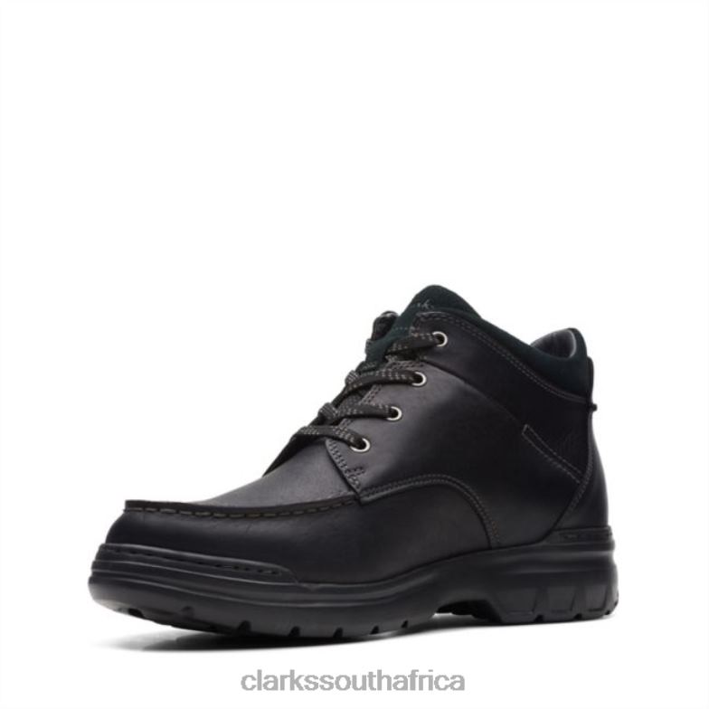 Rockie 2 Hi Gore-Tex Black Leather Black Leather Clarks 840405694 Unisex Clarks Black Leather