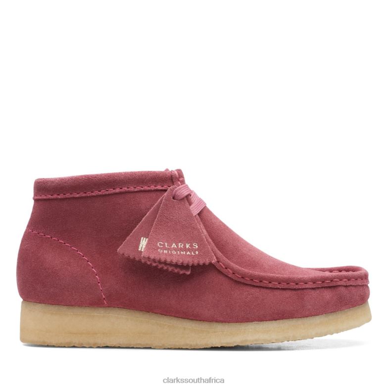 Clarks Wallabee Boot Rose Pink Suede Rose Pink Suede 840405354 Unisex Clarks Rose Pink Suede
