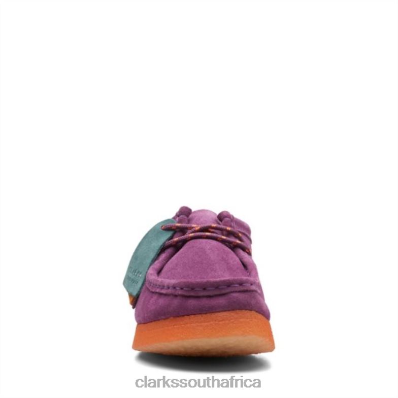 Purple Sde Combi Wallabee Purple Sde Combi Clarks 840406060 Unisex Clarks Purple Sde Combi