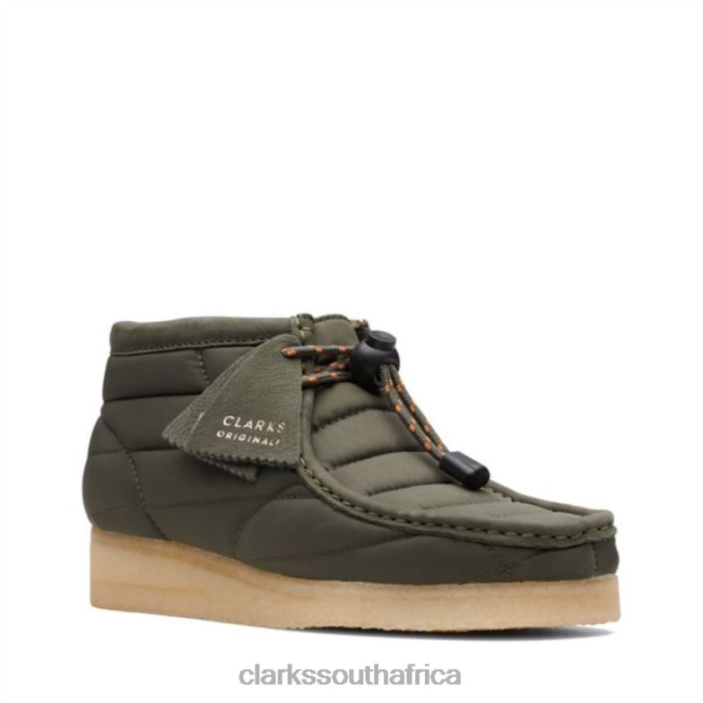 Wallabee Boot Khaki Quilted Khaki Quilted Clarks 840406054 Unisex Clarks Khaki Quilted