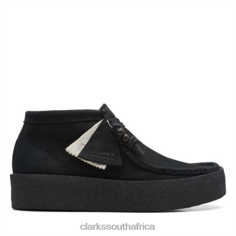 Wallabee Cup Boot Black Nubuck Clarks Black Nubuck 840405349 Unisex Clarks Black Nubuck