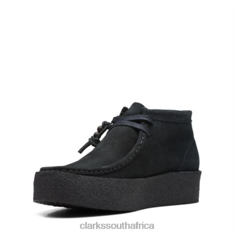 Wallabee Cup Boot Black Nubuck Clarks Black Nubuck 840405349 Unisex Clarks Black Nubuck