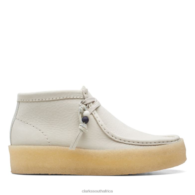 Wallabee Cup Boot White Nubuck Clarks White Nubuck 840406061 Unisex Clarks White Nubuck