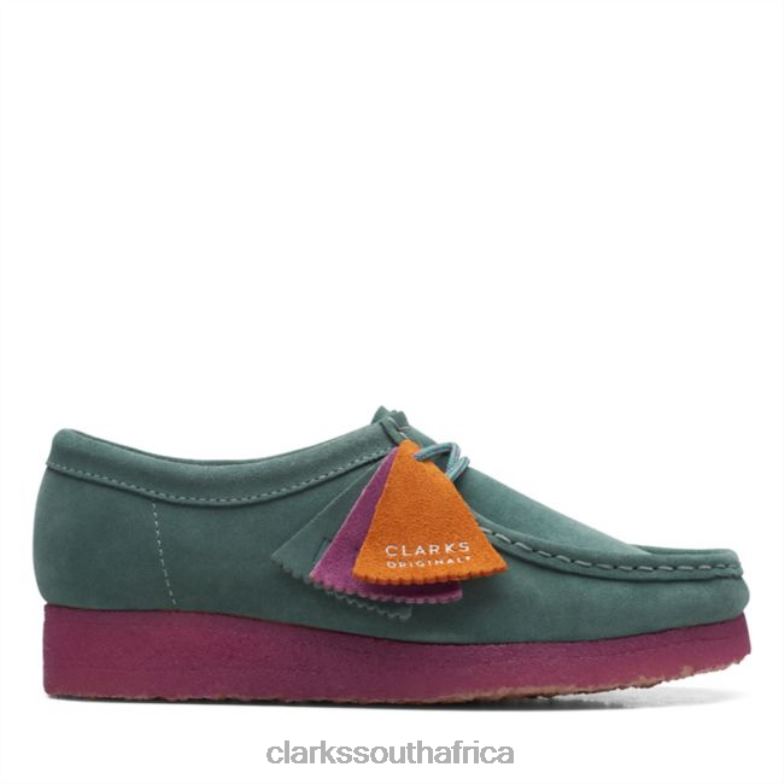 Wallabee Teal Combination Clarks Teal Combination 840405173 Unisex Clarks Teal Combination
