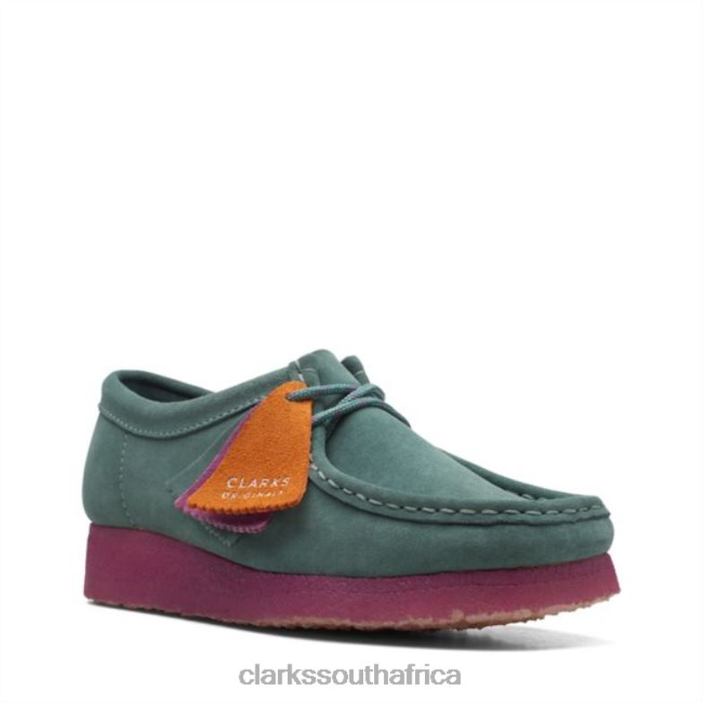 Wallabee Teal Combination Clarks Teal Combination 840405173 Unisex Clarks Teal Combination