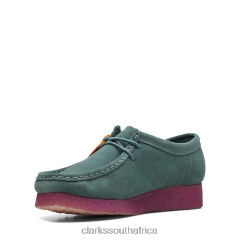Wallabee Teal Combination Clarks Teal Combination 840405173 Unisex Clarks Teal Combination