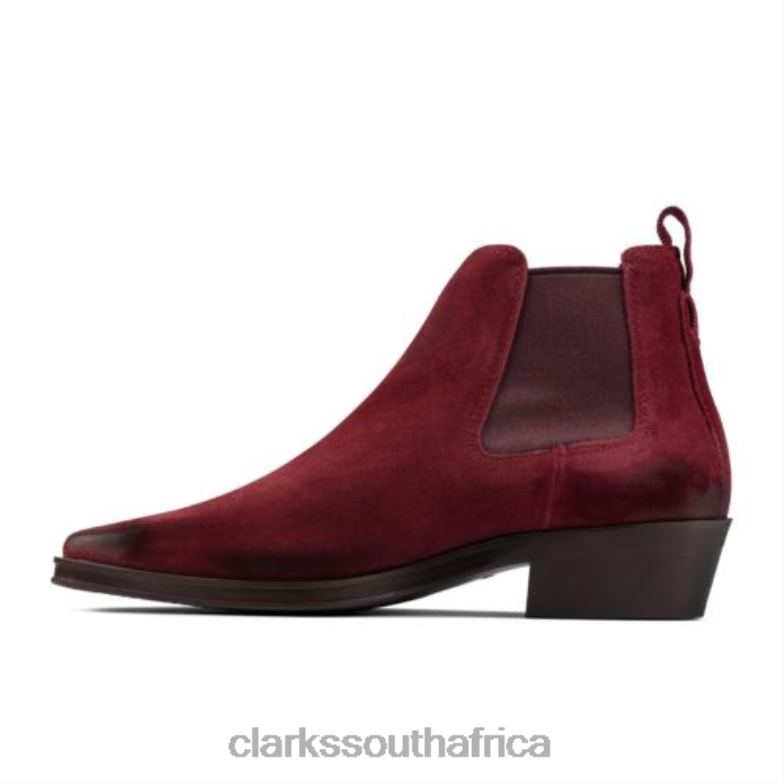 Alcina Top Clarks Merlot Suede 840404205 Unisex Clarks Merlot Suede