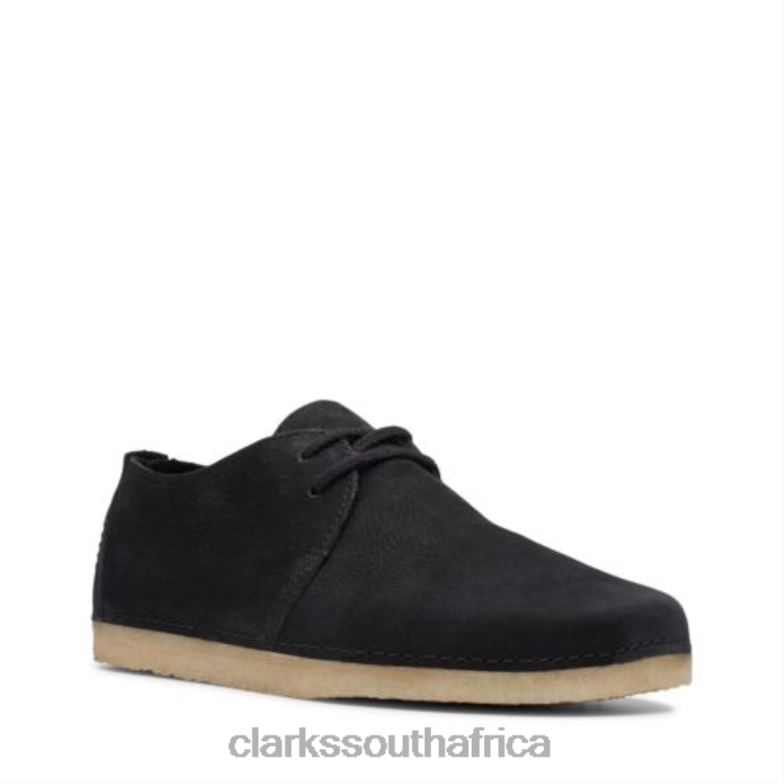 Ashton Clarks Black Nubuck 840404061 Unisex Clarks Black Nubuck