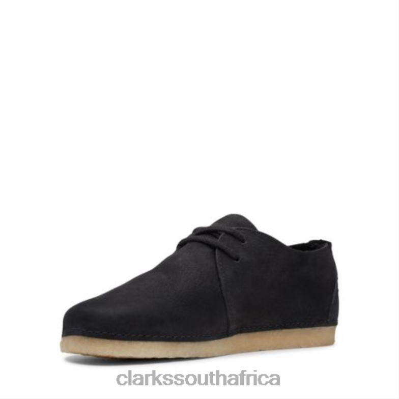 Ashton Clarks Black Nubuck 840404061 Unisex Clarks Black Nubuck