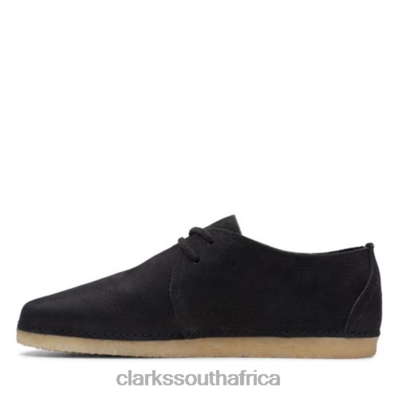 Ashton Clarks Black Nubuck 840404061 Unisex Clarks Black Nubuck