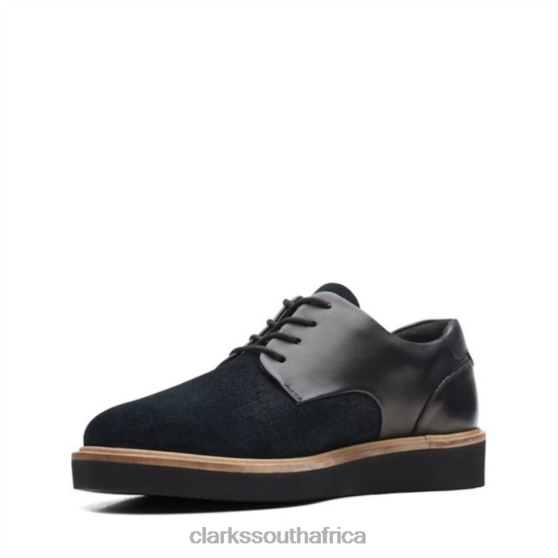 Baille Lace Black Combination Clarks Black Combination 840405023 Unisex Clarks Black Combination
