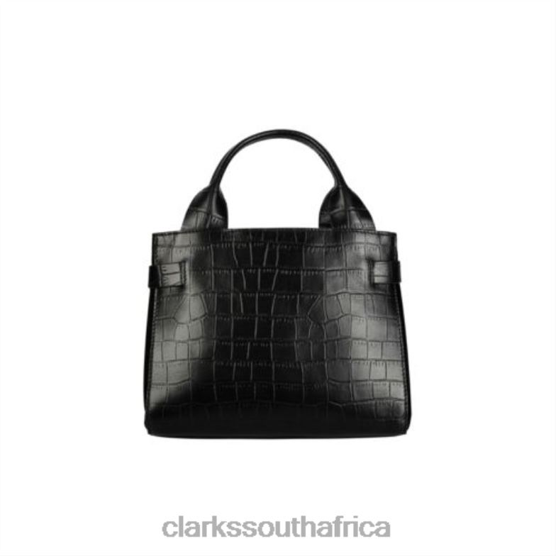 Black Croc Clarks The Ella Sml 840404299 Unisex Clarks Black Croc