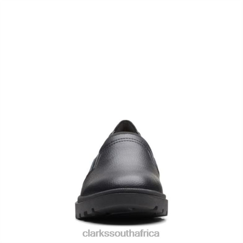 Black Leather Clarks Calla Rae Black Leather 840406272 Unisex Clarks Black Leather