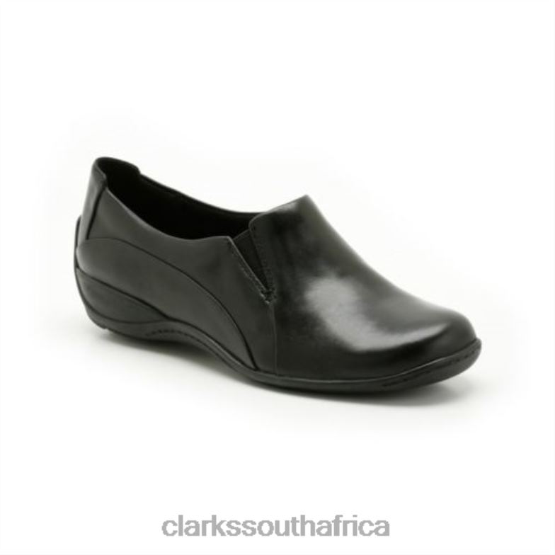 Black Leather Clarks Coffee Cake 840404080 Unisex Clarks Black Leather