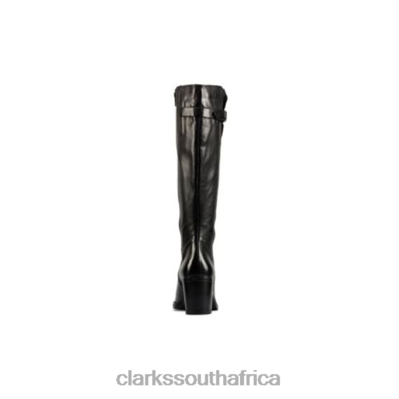 Black Leather Clarks Mascarpone2 Up 840404184 Unisex Clarks Black Leather