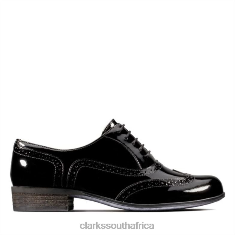 Black Patent Clarks Hamble Oak Black Patent 840405048 Unisex Clarks Black Patent