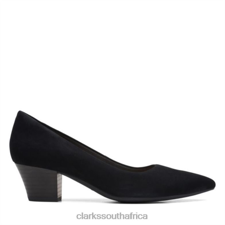 Black Suede Clarks Teresa Step Black Suede 840406347 Unisex Clarks Black Suede