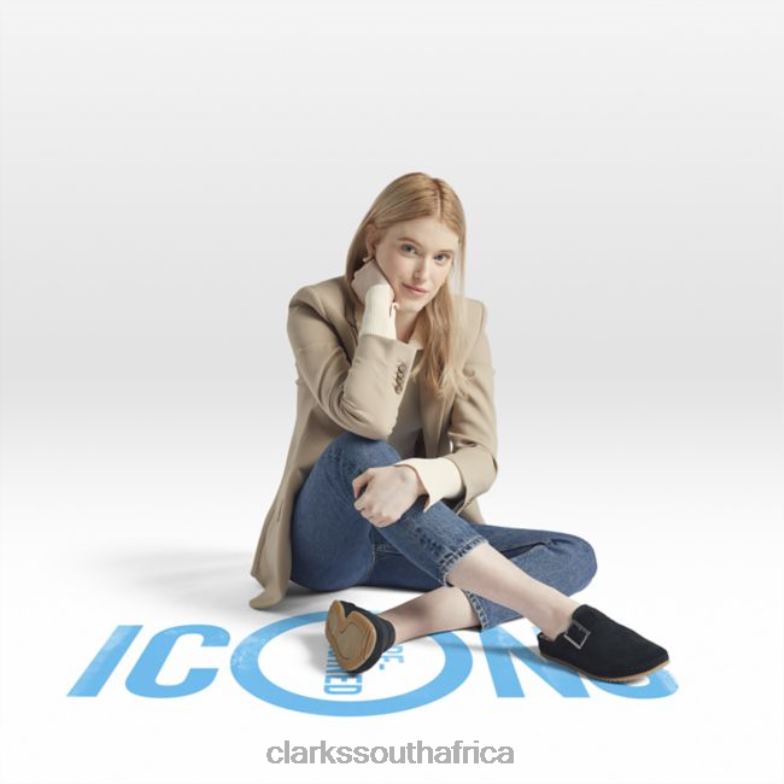 Black Suede Warmlined Clarks Brookleigh Mule Black Suede Warmlined 840405155 Unisex Clarks Black Suede Warmlined