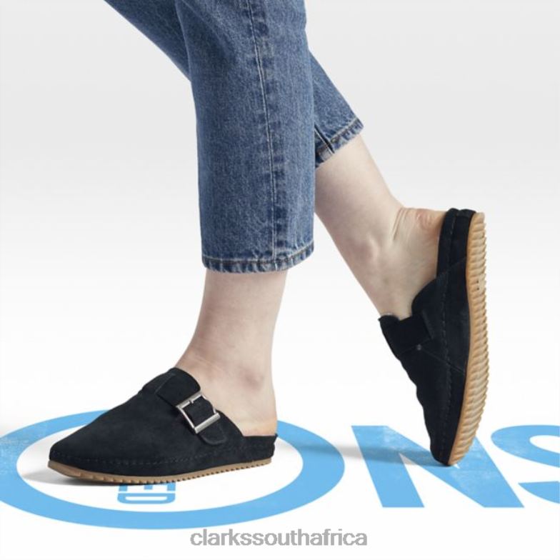Black Suede Warmlined Clarks Brookleigh Mule Black Suede Warmlined 840405155 Unisex Clarks Black Suede Warmlined
