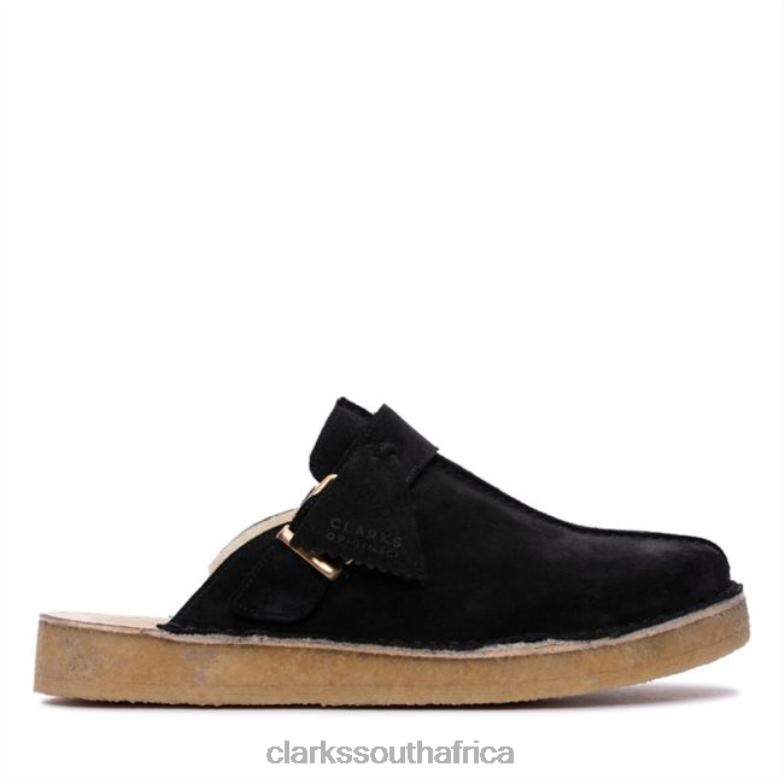 Black Suede Warmlined Clarks Trek Mule Black Suede Warmlined 840405171 Unisex Clarks Black Suede Warmlined