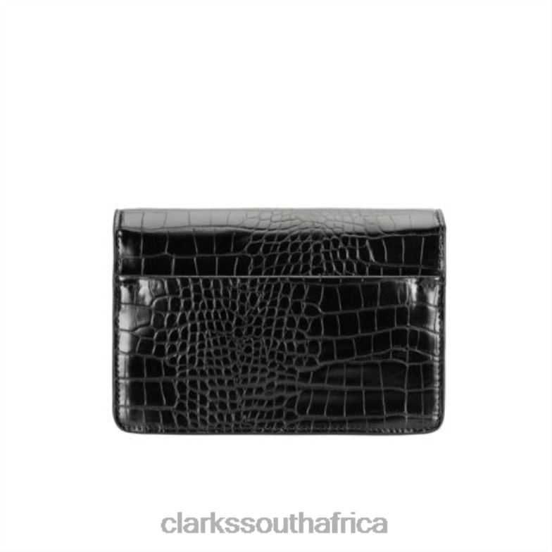 Clarks Black Croc Treen Wil Low 840404305 Unisex Clarks Black Croc