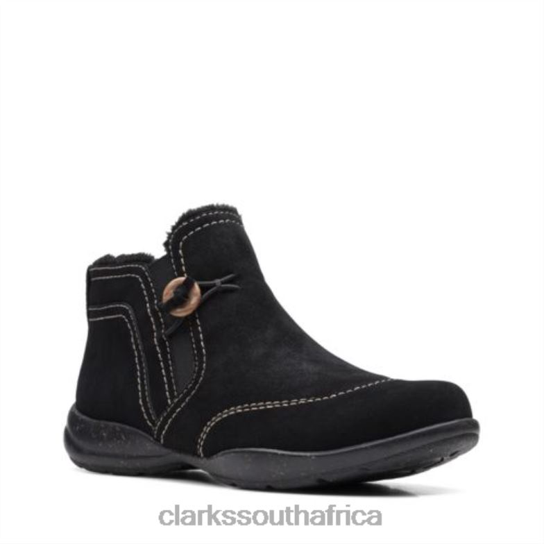 Clarks Black Suede Rosevilleaster 840404153 Unisex Clarks Black Suede