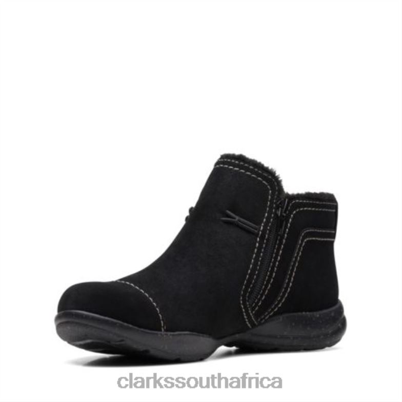 Clarks Black Suede Rosevilleaster 840404153 Unisex Clarks Black Suede