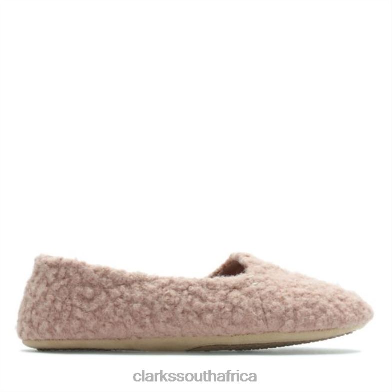 Clarks Cozily Curl Rose Rose 840405146 Unisex Clarks Rose