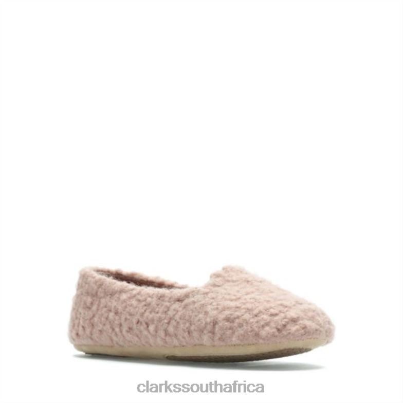 Clarks Cozily Curl Rose Rose 840405146 Unisex Clarks Rose