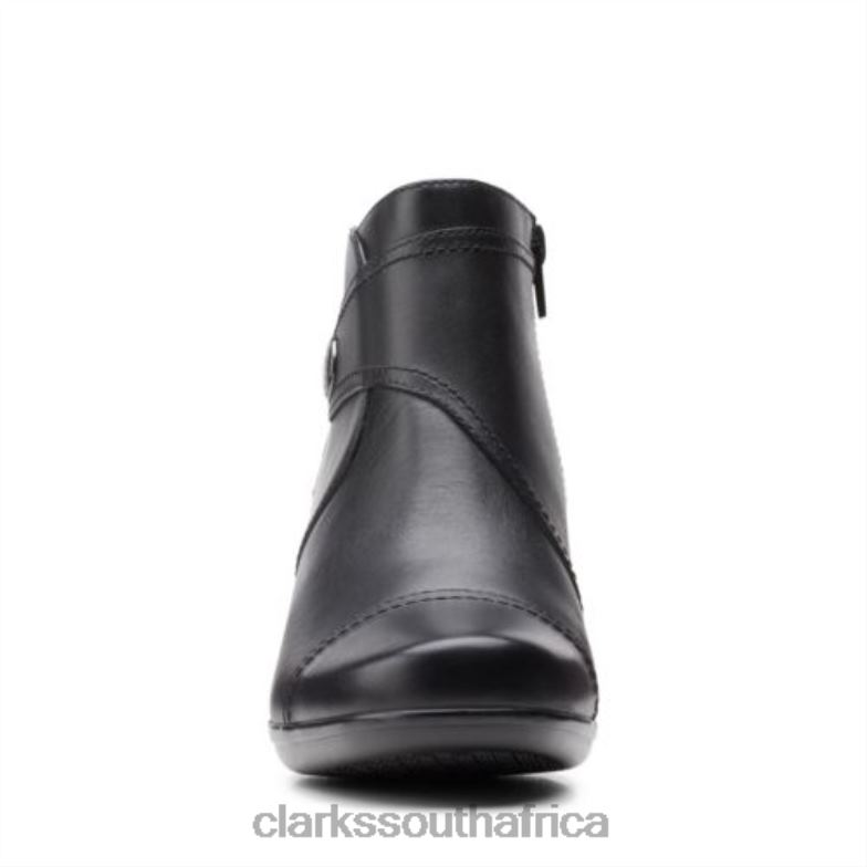 Clarks Emily Calle Black Leather 840404122 Unisex Clarks Black Leather