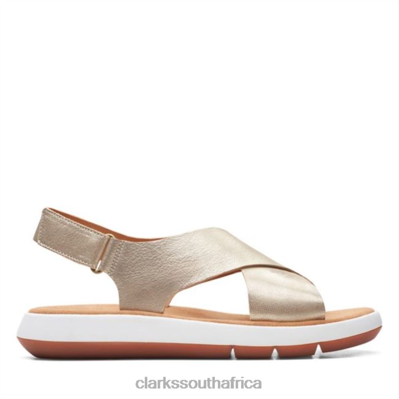 Clarks Jemsa Cross Champagne Leather Champagne Leather 840406370 Unisex Clarks Champagne Leather