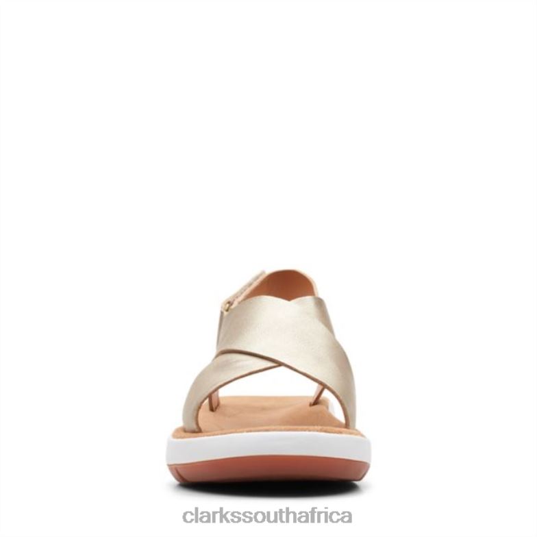 Clarks Jemsa Cross Champagne Leather Champagne Leather 840406370 Unisex Clarks Champagne Leather