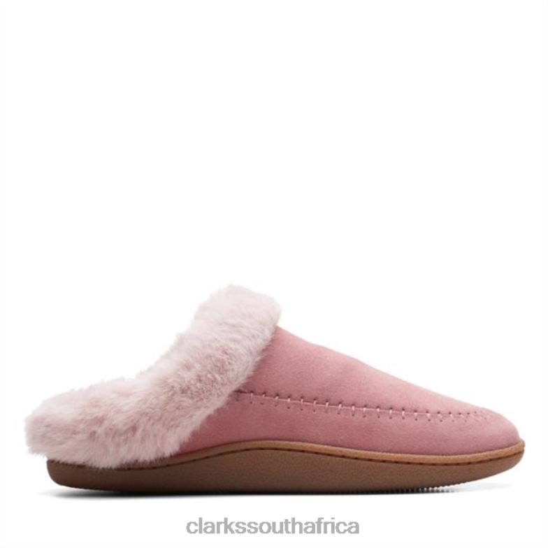 Clarks Rose Suede Pilton Home Rose Suede 840405169 Unisex Clarks Rose Suede