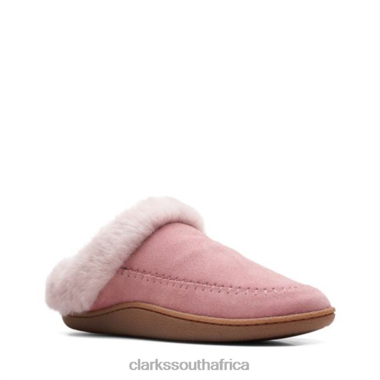 Clarks Rose Suede Pilton Home Rose Suede 840405169 Unisex Clarks Rose Suede