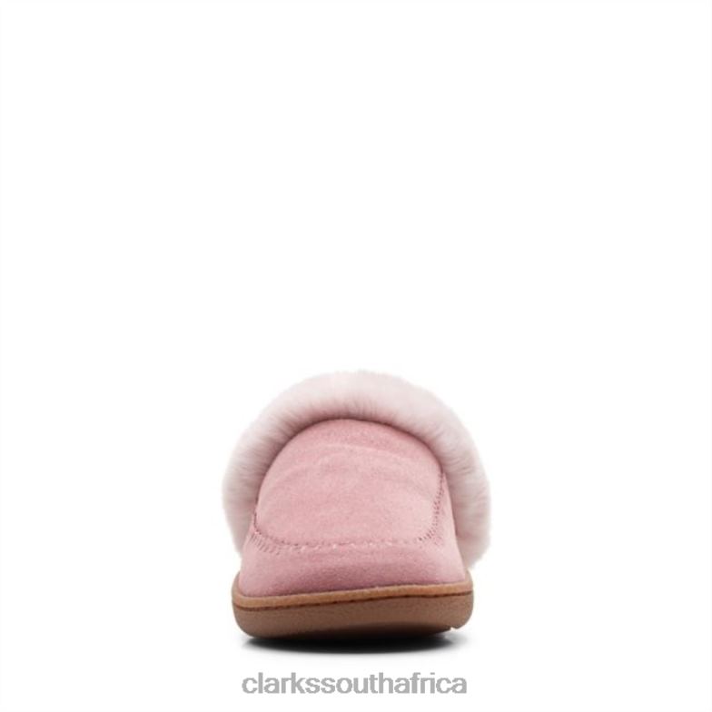 Clarks Rose Suede Pilton Home Rose Suede 840405169 Unisex Clarks Rose Suede