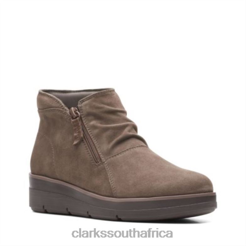 Clarks Taupe Suede Shaylup 840404105 Unisex Clarks Taupe Suede