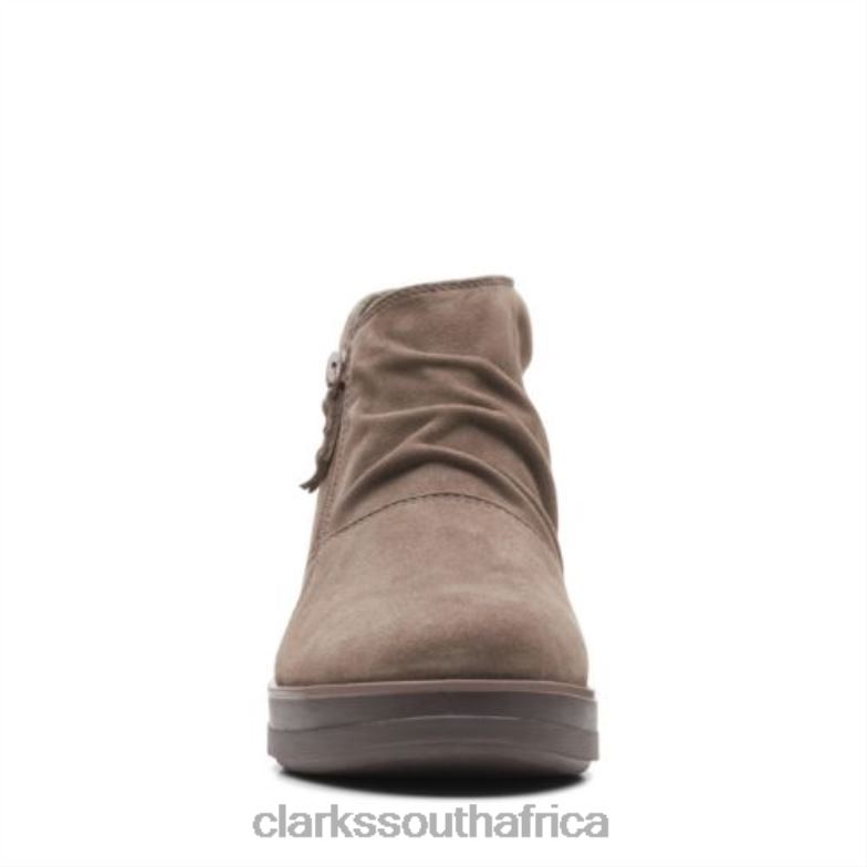 Clarks Taupe Suede Shaylup 840404105 Unisex Clarks Taupe Suede