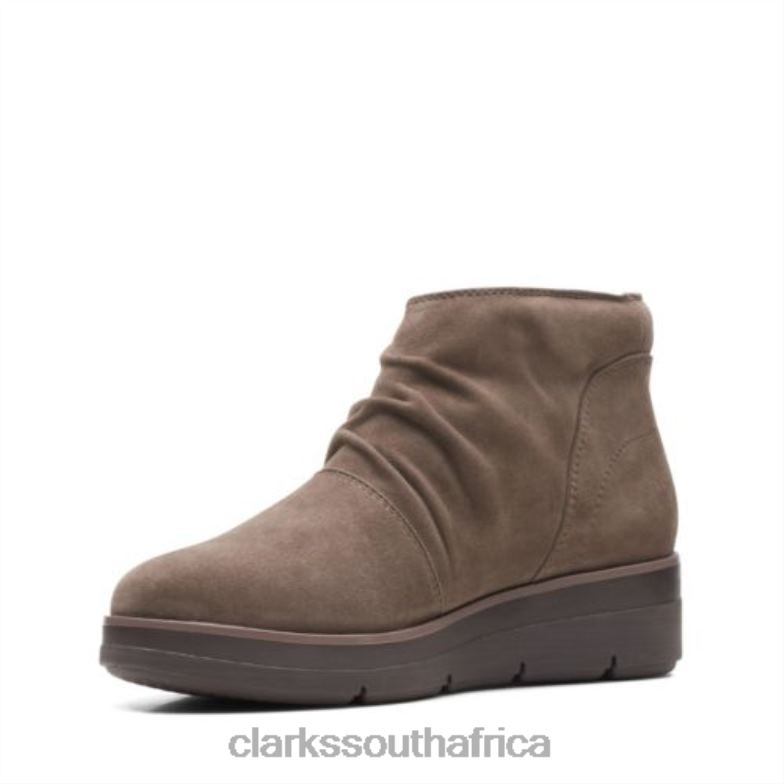 Clarks Taupe Suede Shaylup 840404105 Unisex Clarks Taupe Suede