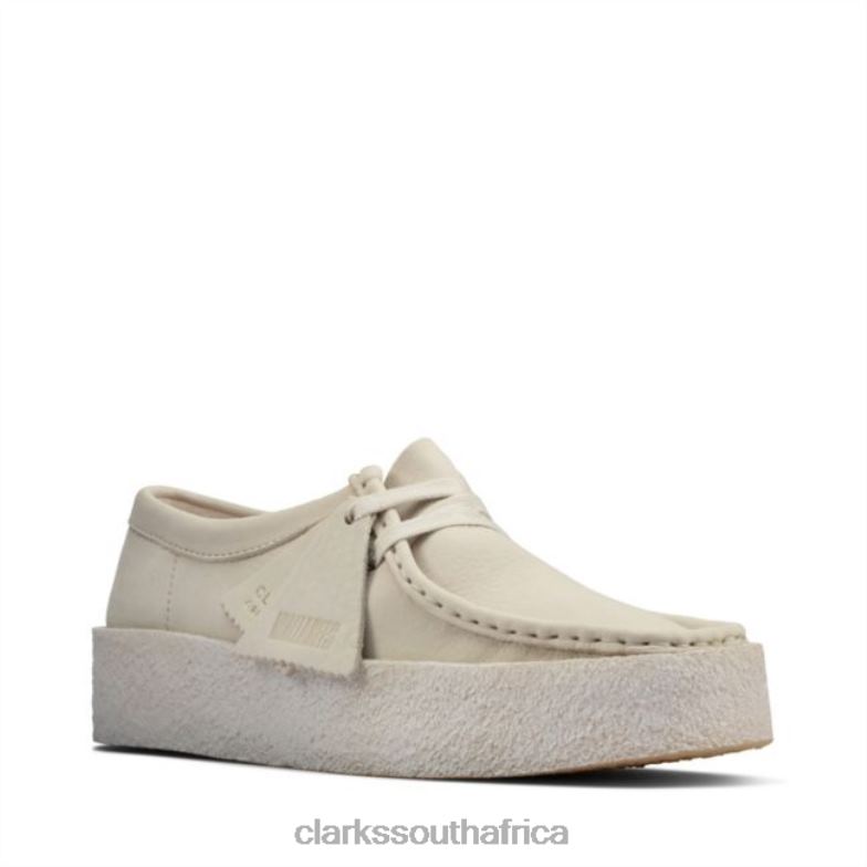 Clarks Wallabee Cup White Nubuck White Nubuck 840405178 Unisex Clarks White Nubuck