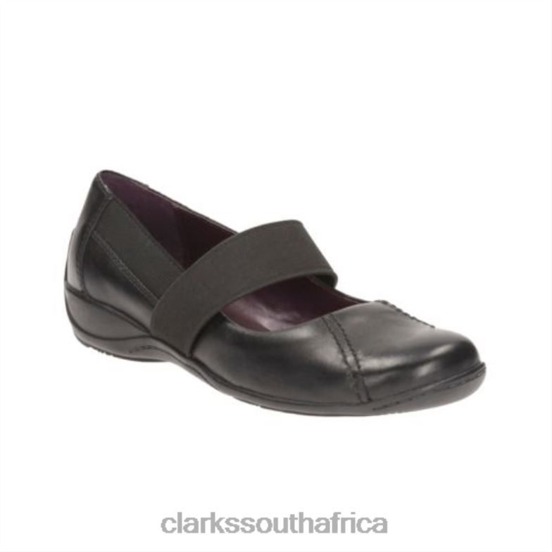 Coffee Mill Black Leather Clarks 840404086 Unisex Clarks Black Leather