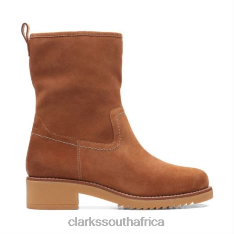 Eden Mid Hi Clarks Dark Tan Suede 840404197 Unisex Clarks Dark Tan Suede