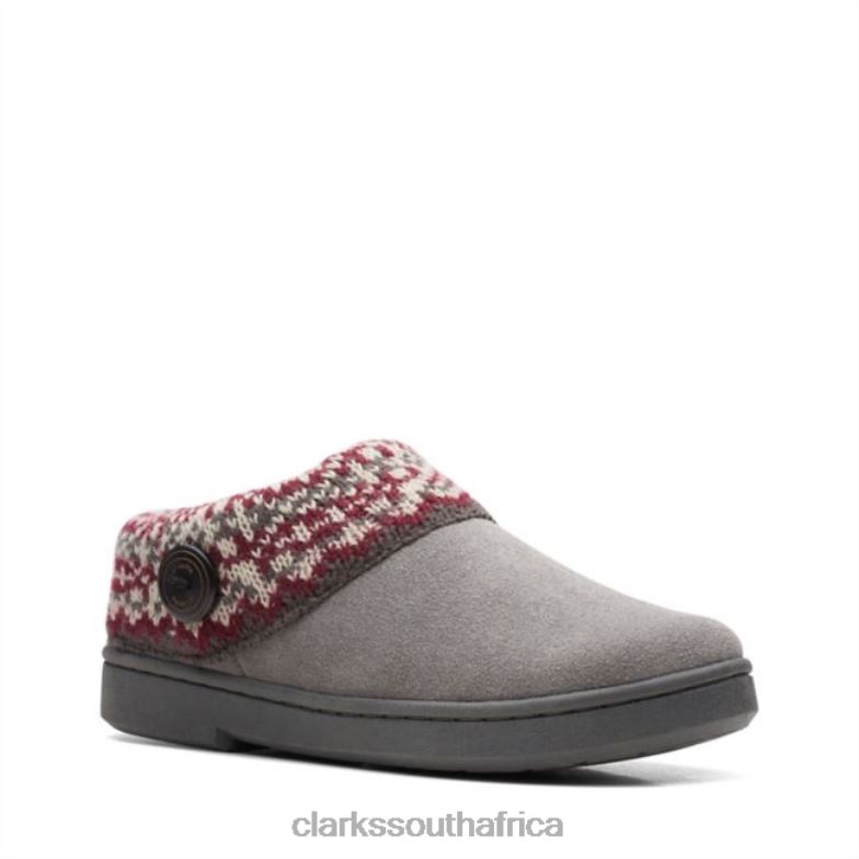 Grey Clarks Willodean Fern Grey 840406360 Unisex Clarks Grey