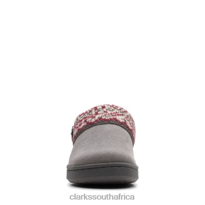 Grey Clarks Willodean Fern Grey 840406360 Unisex Clarks Grey